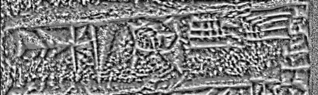 enhanced cuneiform tablet