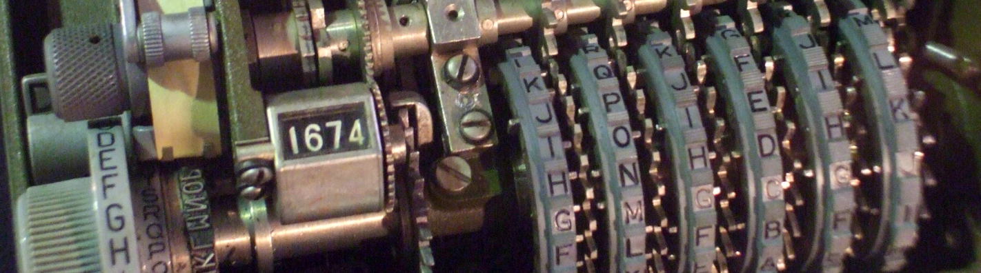 Rotors of M-209 cipher machine.