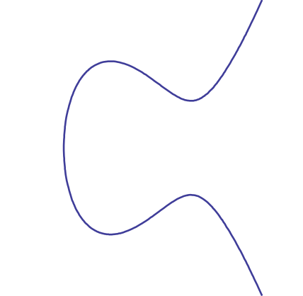 An elliptic curve.