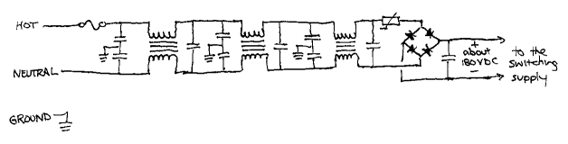 Power supply input circuit.