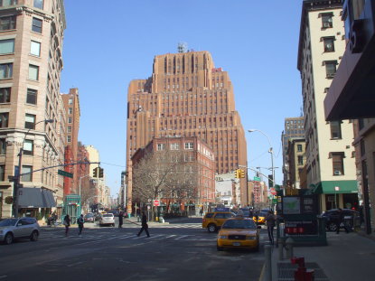 60 Hudson Street, New York, a major telecommunications point. Over 100 telecommunications companies occupy a carrier hotel with a major meet-me room.