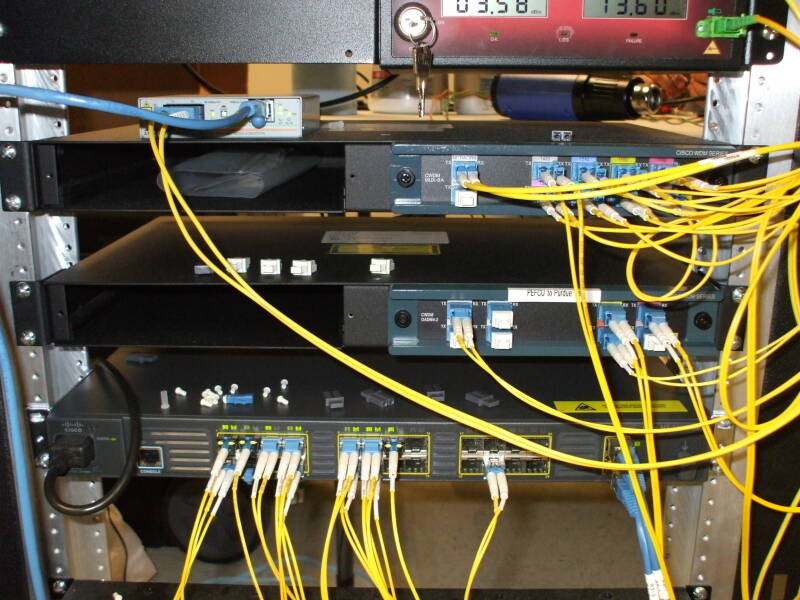 Fiber optic network interfaces.