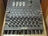 Enigma encryption machine.