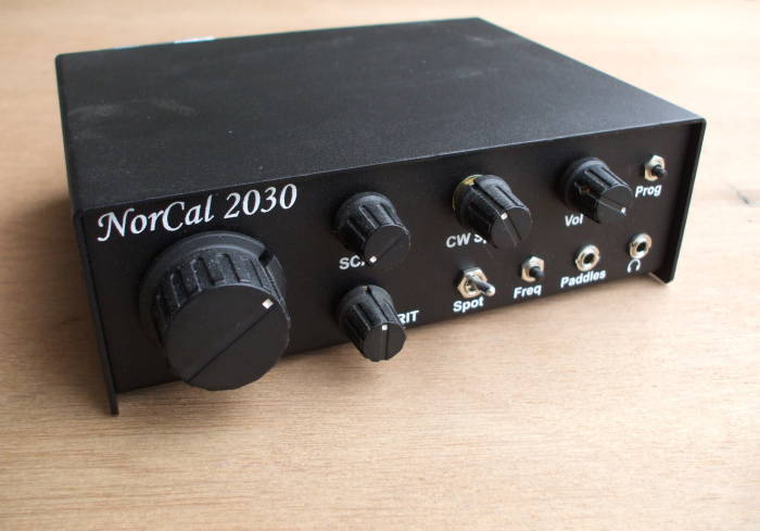 NC2030 QRP transceiver for the amateur radio 30 meter band, 10100-10150 kHz.