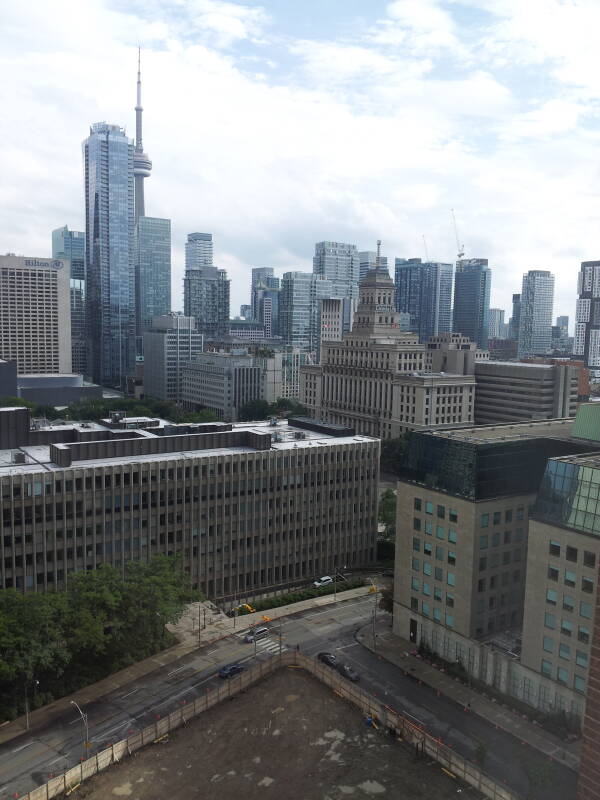View of Toronto from room 2112.