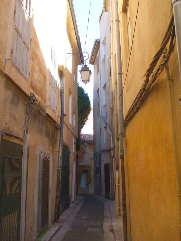 Along the Paul Cézanne walk in Aix-en-Provence.