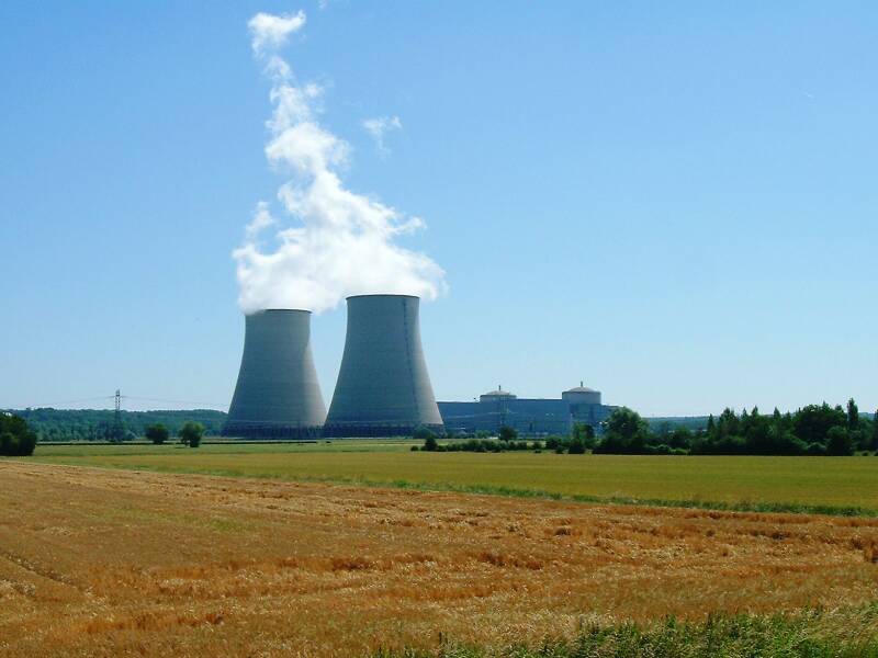 Belleville nuclear power plant near Belleville-sur-Loire.