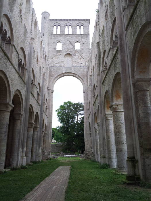 Jumièges Abbey.