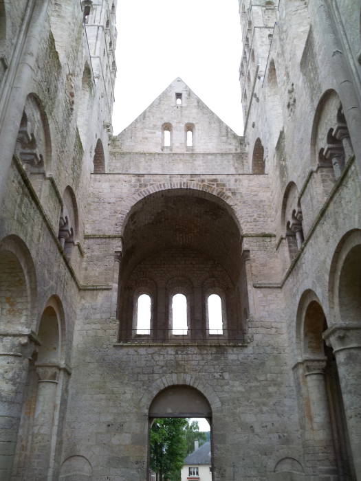 Jumièges Abbey.