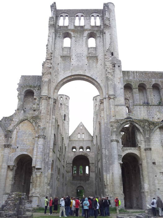 Jumièges Abbey.