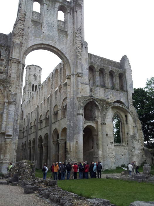 Jumièges Abbey.