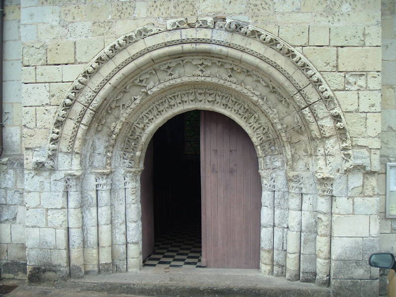 Old church in Chênehutte-les-Tuffeaux along the Loire river.