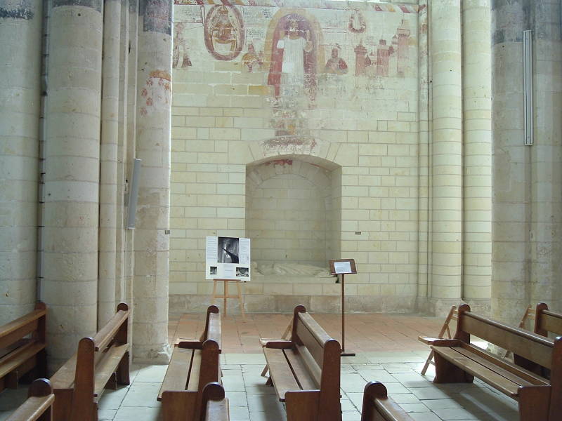 Murals in Church of Our Lady in Trèves-Cunault.