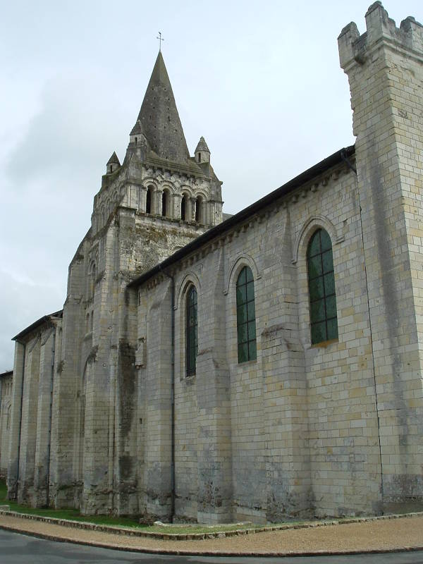Tower of the Church of Our Lady in Trèves-Cunault.