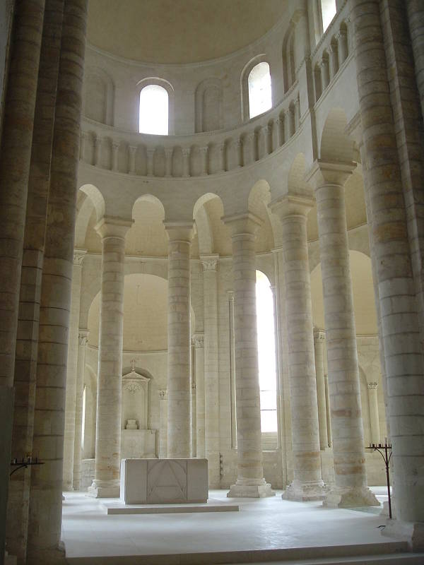 Altar area of Fontevraud Abbey