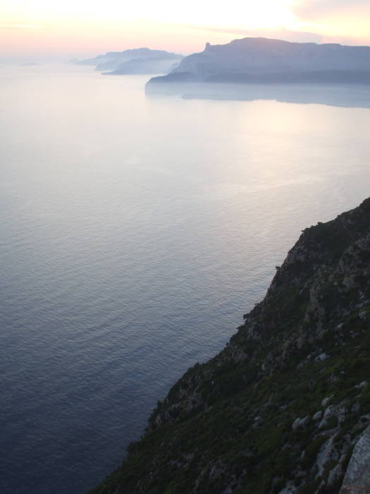 Views from the coast road from Marseille past Cassis to La Ciotat.