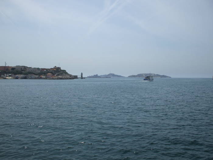 The modern port of Marseille.