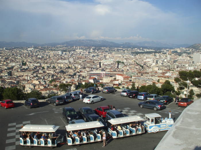View from Notre Dame de la Garde above Marseille.