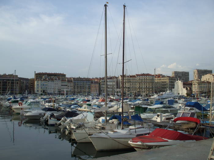 Le Vieux Port, the Old Port of Marseille.