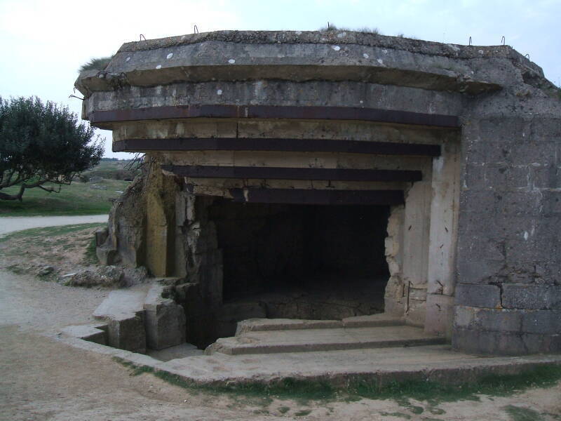 Ruins at Pointe du Hoc.