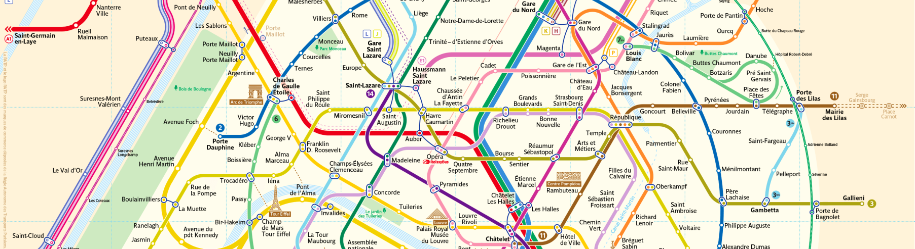 Paris Métro map, from http://metromap.fr/en