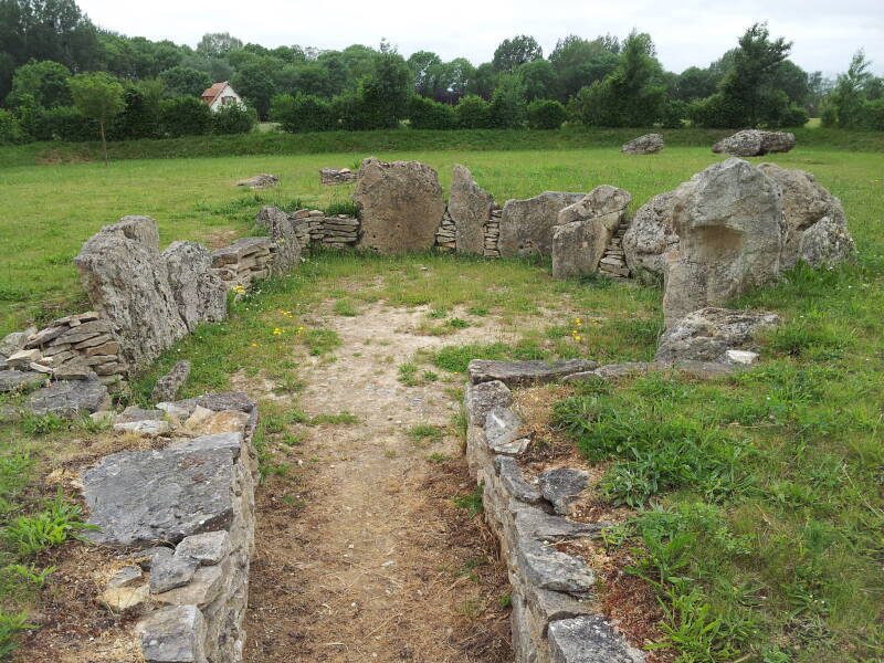 Main Neolithic burial chamber holding at least twelve bodies.