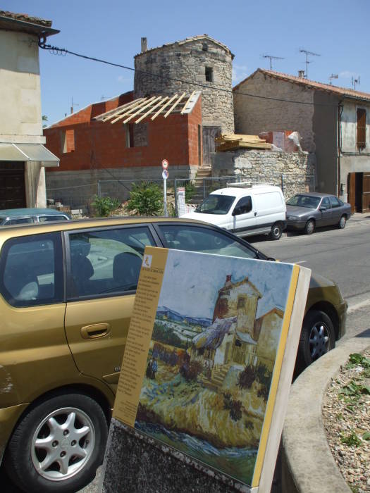 Vincent van Gogh's 'Le Vieux Moulin' in Arles.