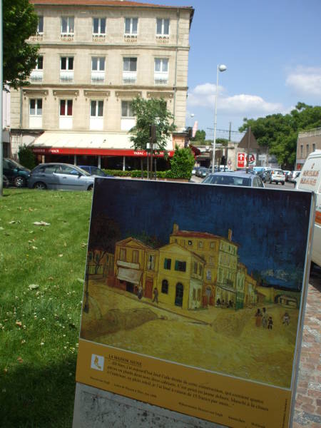 'The Yellow House', Vincent van Gogh's painting of his home in Arles.