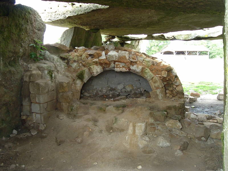 A megalithic structure near Gennes, along the D69 road south of town.