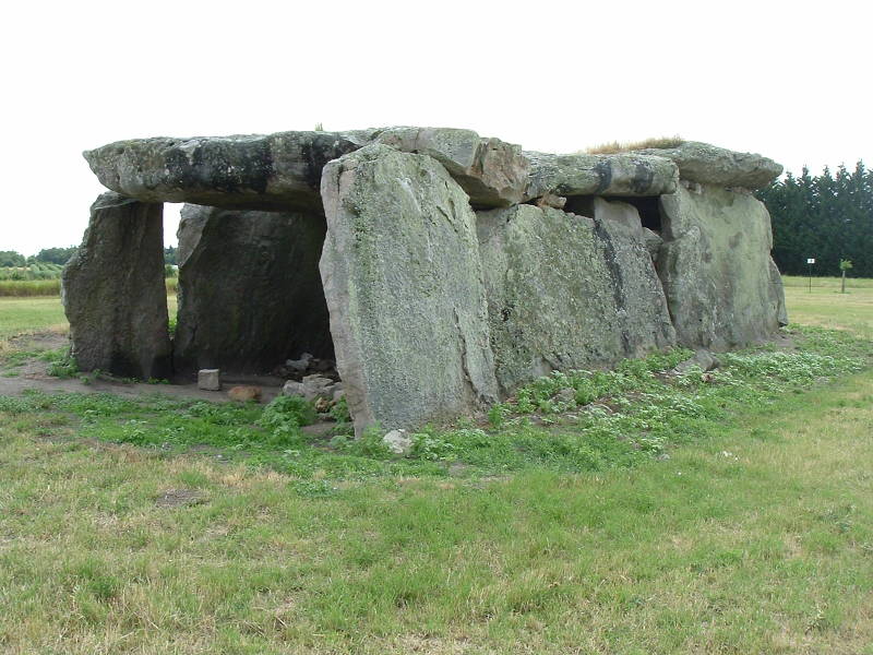 A megalithic structure near Gennes, along the D69 road south of town.