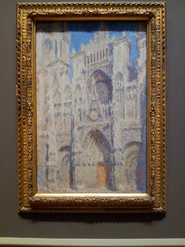 One of Claude Monet's 'Rouen Cathedral' series at the Metropolitan Museum of Art in New York.