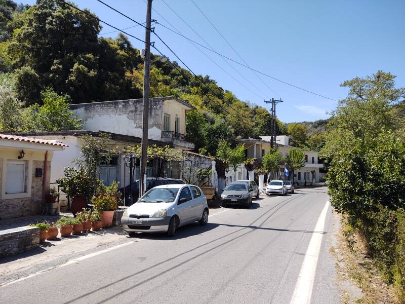 Drosia village in Crete.