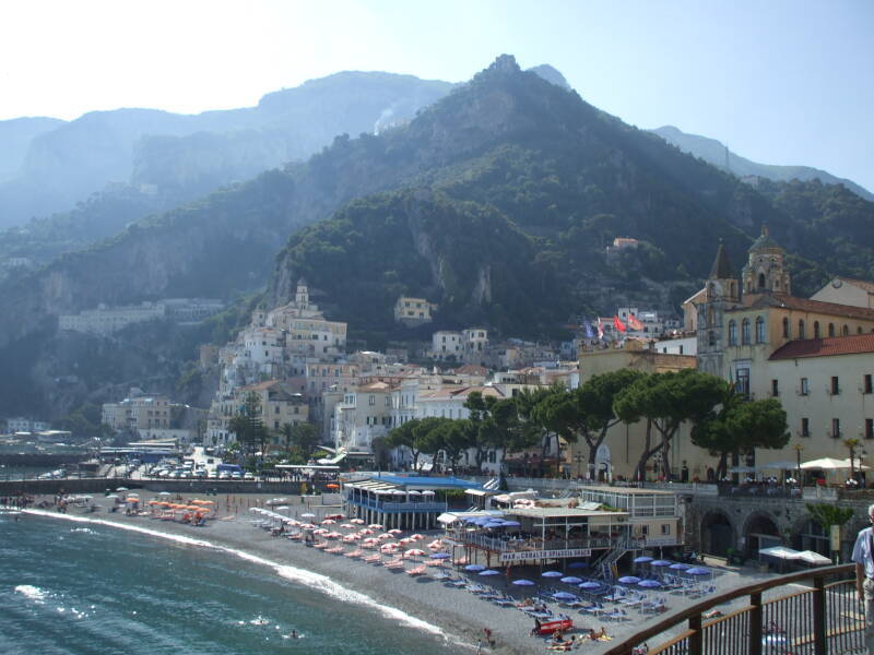 Amalfi, on the Amalfitani coast.