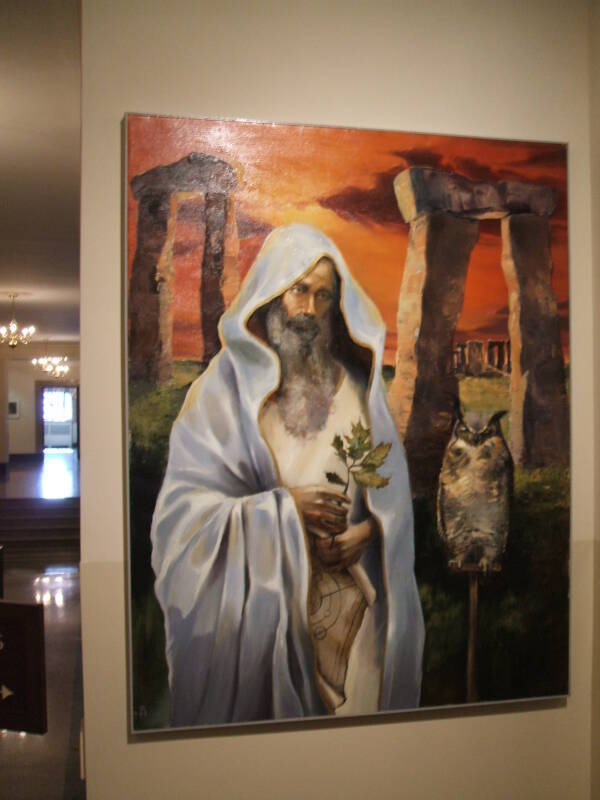 Freemasonic art in Washington DC, as in 'The Lost Symbol' by Dan Brown, Masons and Druids and Stonehenge, oh my.