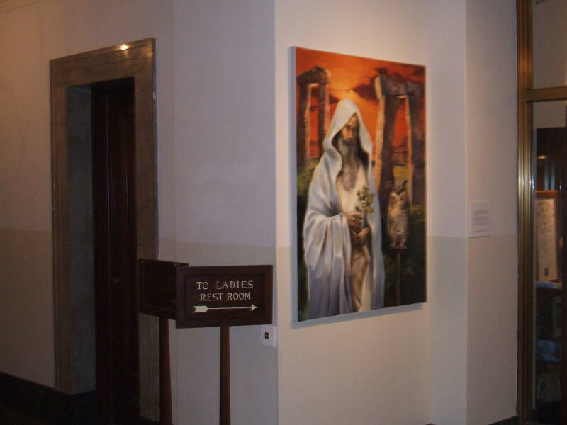 Freemasonic art in Washington DC, as in 'The Lost Symbol' by Dan Brown, Masons and Druids and Stonehenge, oh my.