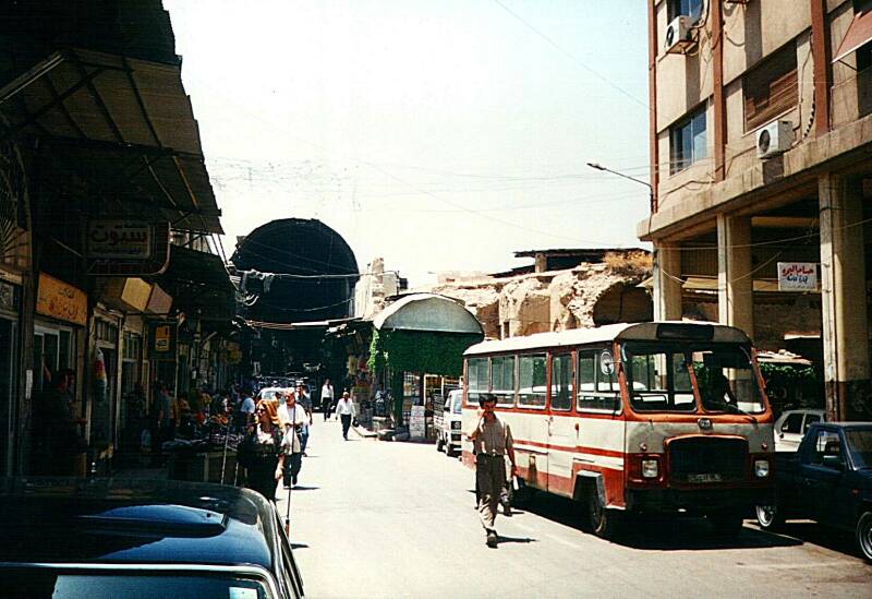 The Street Called Straight, in Damascus, Syria.