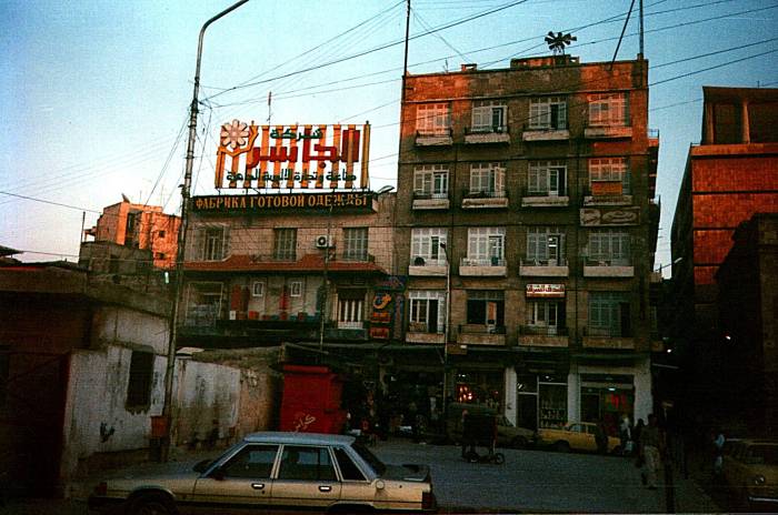 Hotel al-Sharq, in the bazaar in Aleppo, Syria.