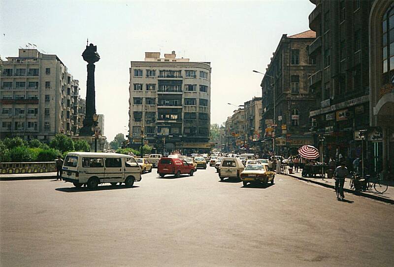 Martyrs' Square, or Ash Shuhada Square, Damascus, Syria.