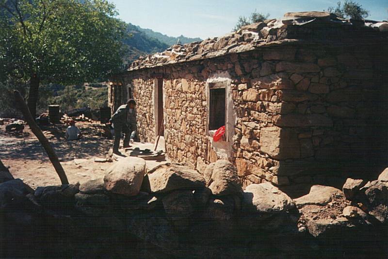 A mountain shepherd's home. On a mountain trek in Turkey.