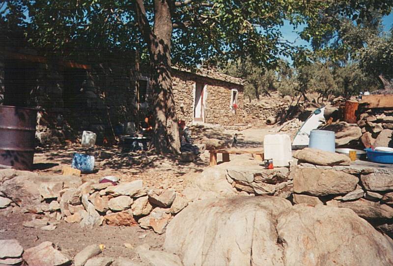 A mountain shepherd's home.  On a mountain trek in Turkey.