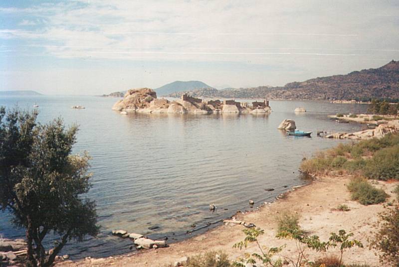 Bafa Gölü, or Bafa Lake. Near the ruins of ancient Herakleia.