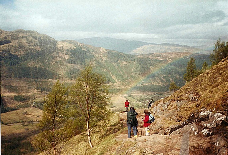 Rainbow over Glen Nevis, Scotland.