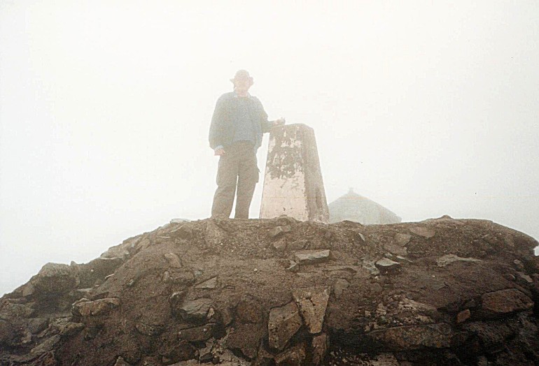 Summit of Ben Nevis, Scotland.