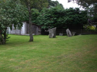 Megaliths at Pitlochry.