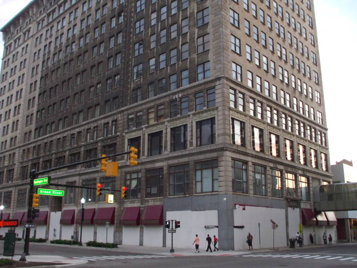 Book Building near Times Square in downtown Detroit.