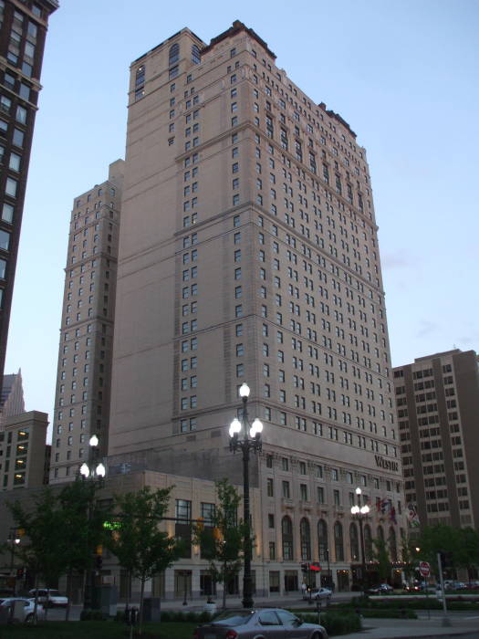 Book-Cadillac Hotel in downtown Detroit.