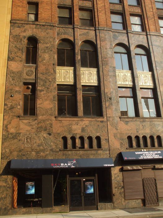 Details of David Stott Building in downtown Detroit.