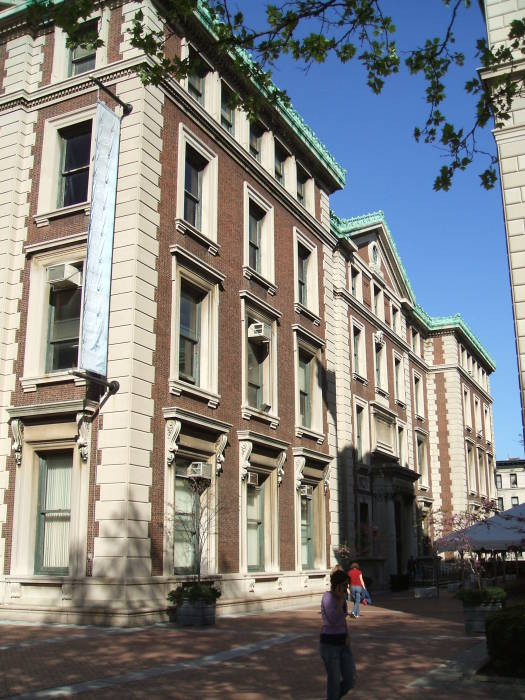 Columbia University Department of Parapsychology, as seen in the movie Ghostbusters.