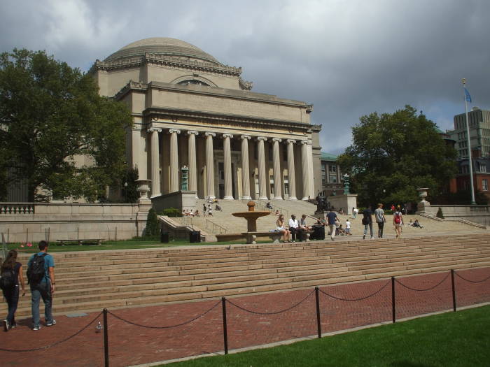 Columbia University, main quadrangle, as seen in the movie Ghostbusters.