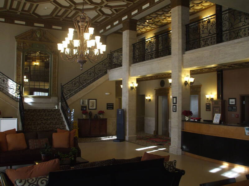 Interior of the Hampton Inn, 100 Commerce Street, Montgomery, Alabama.